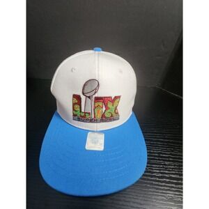Super Bowl LIX Bud Light Official Beer Sponsor White Blue‎ Snapback Hat